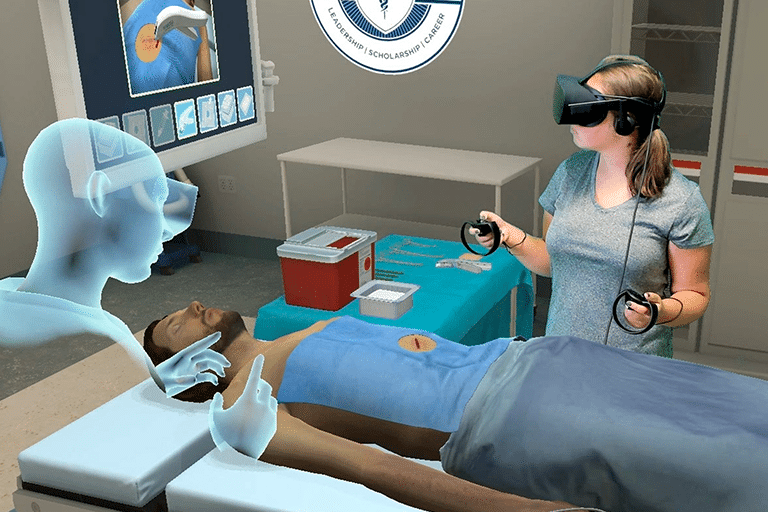 qui utilise le plus la realite virtuelle dans le milieu medical