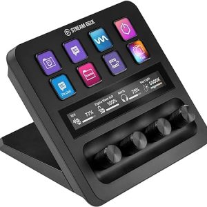 Elgato Stream Deck +, console de mixage, interface de production en direct et de studio, pour créateurs de contenus, streaming et gaming, avec ruban tactile, boutons et touches LCD, compatible Mac, PC