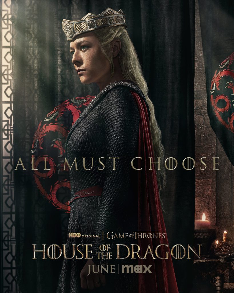 Affiches des personnages pour la saison 2 de House of the Dragon - Gamerush
