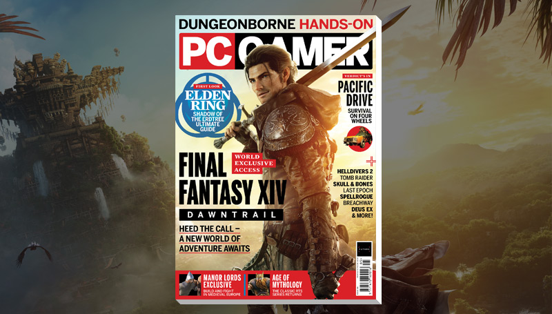 Le dernier numéro du magazine PC Gamer est disponible : Final Fantasy XIV: Dawntrail. - Gamerush